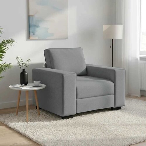 SOFA fotelja svijetlosiva 100x77x82 cm tkanina - Svjetlosiva 1 100 cm Cijene