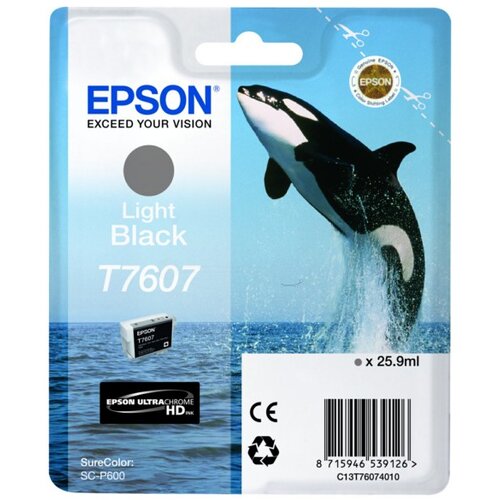 Epson kartuša T7607 (svetlo črna), original Cene