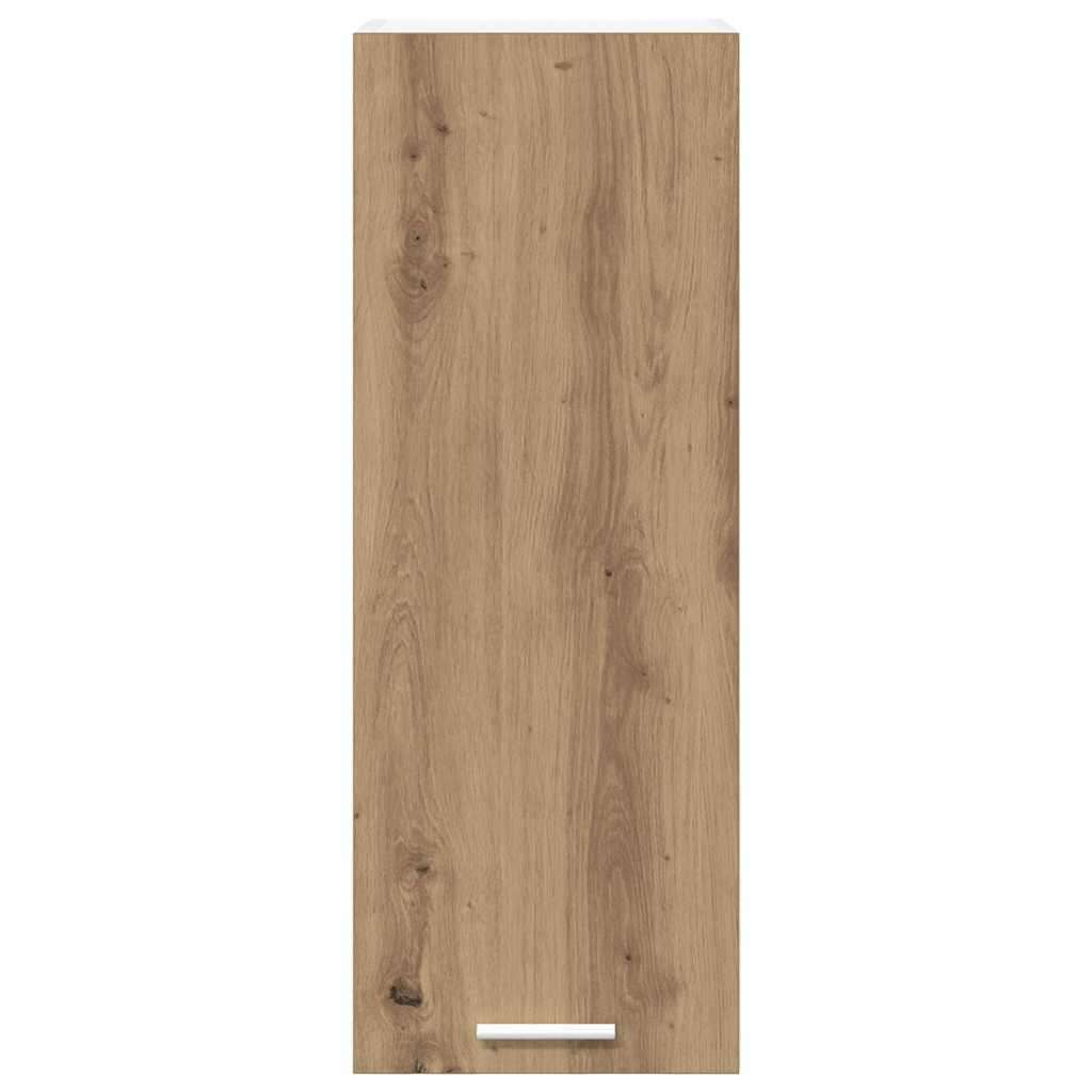  Viseći ormarić Riga Umjetnički hrast i bijela 30 x 31 x 80 cm Slike