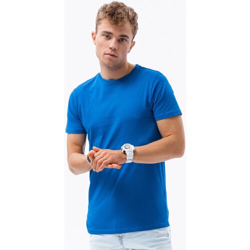 Ombre majice s kratkimi rokavi mo&amp;scaron;ka majica (S1224BLUE) pisana Slike
