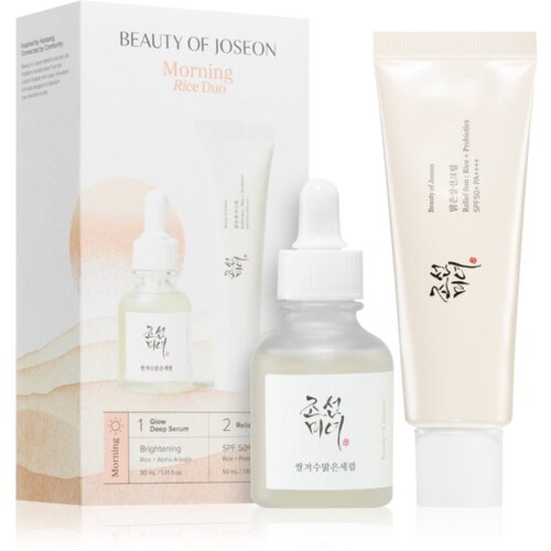 Beauty of Joseon Morning Rice Duo Set set za ujednačavanje tena lica Slike