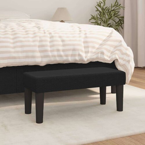  Klupa crna 70 x 30 x 30 cm od tkanine Cijene