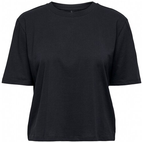 Only Topi & Bluze Mia Top - Black Črna Cene