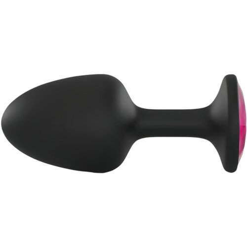 Dorcel Geisha Plug Ruby M - analni dildo od ružičastog kamena (crni) Cijene