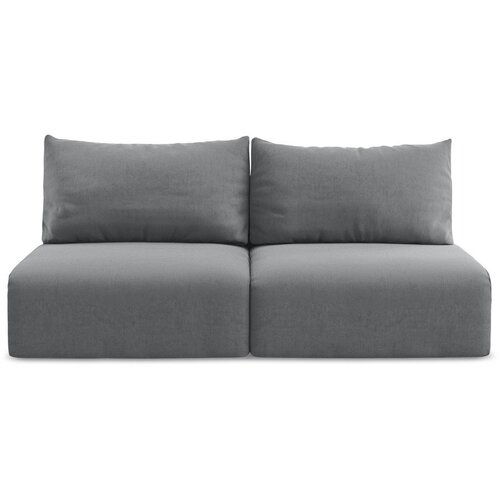 Makamii Siva bar&amp;scaron;unasti sklopiva/s prostorom za odlaganje sofa 216 cm Kalena &amp;ndash; Slike