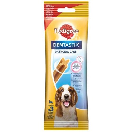 Pedigree Dentastix Srednje rase 3 kom 77 g Cene
