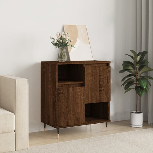 vidaXL Komoda boja smeđeg hrasta 60 x 35 x 70 cm konstruirano drvo Cijene