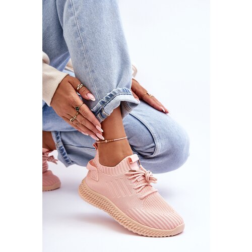 Kesi Women's Zippered Sport Shoes Pink Zauna Cene
