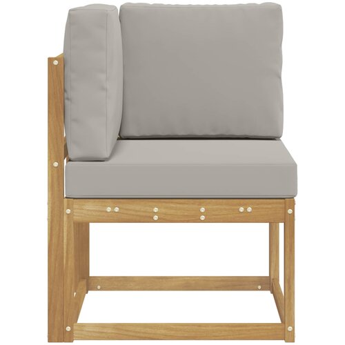  Set vanjskih sofa Bijela i svjetlosiva 51 x 54 x 73 cm Slike