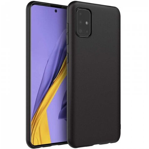 Nillkin silikonski ovitek za samsung galaxy A71 A715 - mat črn Slike