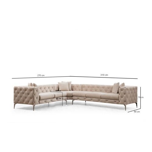  Atelier Del Sofa Ugaona garnitura Como Levo Cene