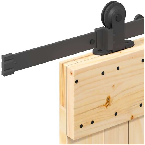 vidaXL Klizna vrata s priborom za montažu 90 x 210 cm masivna borovina Cijene