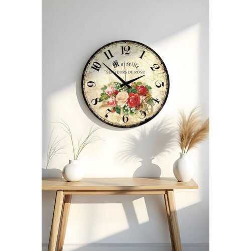 Wallity Dekorativni zidni sat Huhuas00024, 50x50 cm Cene
