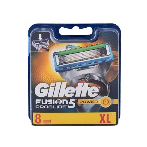 Gillette Fusion5 Proglide Power nadomestne britvice 8 ks za moške
