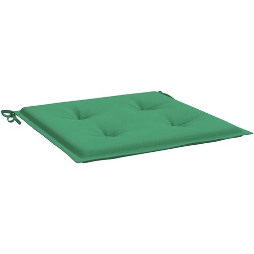  Jastuci za vrtne stolice 2 kom zeleni 50x50x4 cm tkanina Oxford Slike
