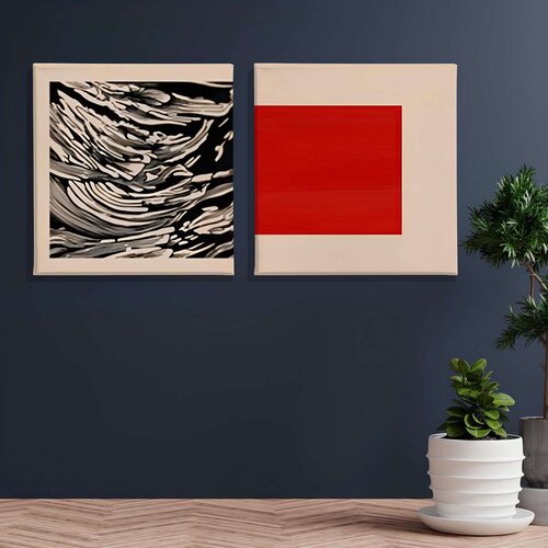 Wallity Zidna slika ASR_CNV2-19, 50x50cm, 2 dijela Cene