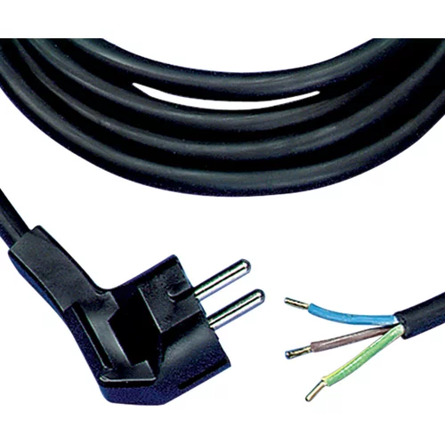 REV RITTER šuko priključni kabel (3 m, H05RR-F3G1,5, Crne boje)