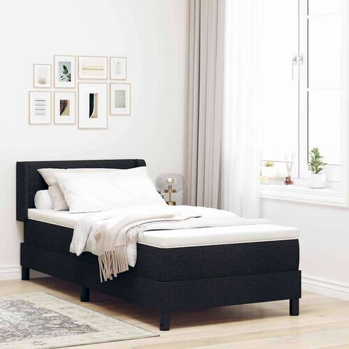  Boxspring krevet s madracem s madracem Crna 80 x 200 cm Slike
