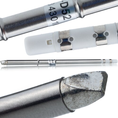 Rosfix T12-D52 Spajkalni Nasvet – Integrirana Grelnika In Senzor, Hitro Segrevanje 300°C | Kompatibilen With Vsemi T12 Postajami, (5000211939) Cene