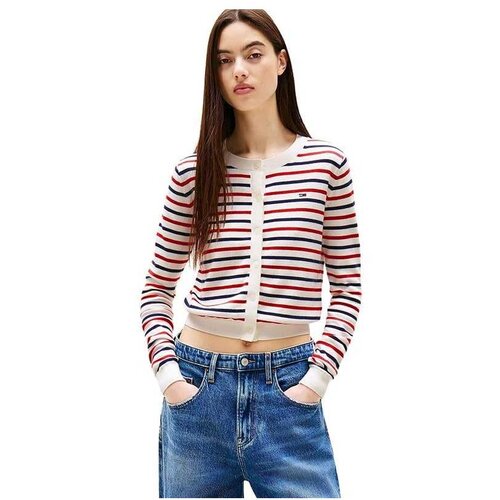 Tommy Hilfiger prugasti ženski kardigan Cene