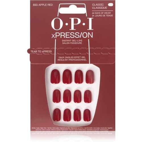OPI xPRESS/ON umetni nohti Big Apple Red 30 kos Slike