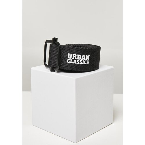 Urban Classics Industrial Canvas Belt 2-Pack Black/navy Cene