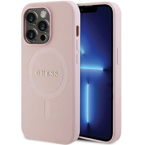 Guess OVITEK ZA IPHONE 14 PRO MAX OVITEK ROZA SAFFIANO ZA MAGSAFE, (21833885) Cene