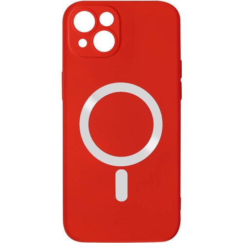 AVIZAR Silikonski ovitek Magsafe za iPhone 14 z mehkim zakljuckom - rdec, (20640379) Cene