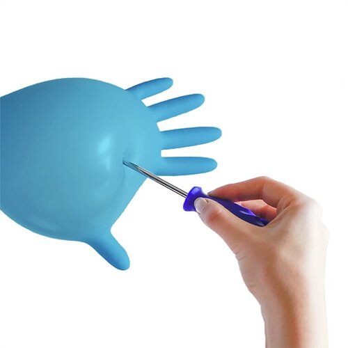 Espeon Nitril Ideal3 Examination Gloves Blue nitrilne za&amp;scaron;titne rukavice za pregled bez pudera veličina XL 100 kom Slike