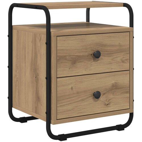 vidaXL Nočna omarica Artisan hrast 40 x 36,5 x 50 cm Inženirski les, (5000298643) Cene