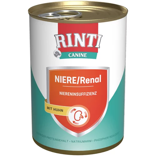 Rinti Canine Niere/Renal s piščancem 400 g - 12 x 400 g