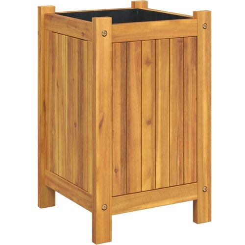Maison Chic Vrtno cvetlično korito - Cvetlični Lonec s podlogo 31x31x50 cm trden akacijev les, (21788985) Cene