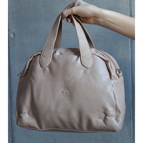 Gemre Beige quilted shoulder bag Ruayda Cene