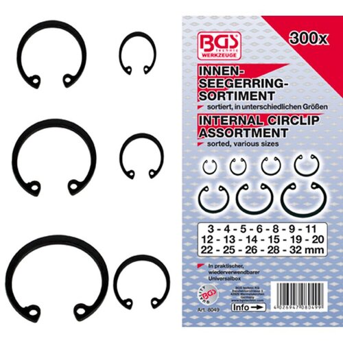 BGS Set unut.seger osigurača 3-32mm 300kom pro+ 8049 bp23 Cijene