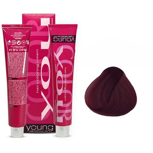 YOUNG Farba za kosu No 5.55, Intense Mahogany Light Chestnut, 100ml Cene