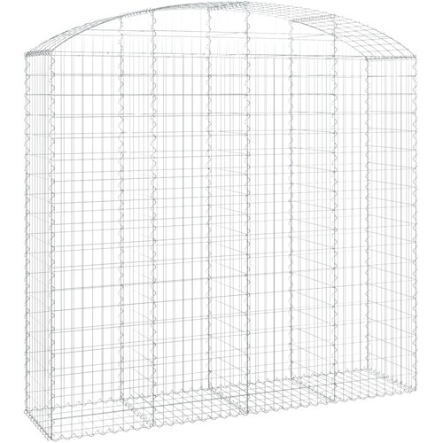  Gabionska ko&amp;scaron;ara s lukom200x50x180/200 cm pocinčano željezo Slike