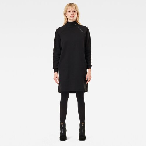 G-star Dress - Mock neck dress bf sw wmn l\s black Slike