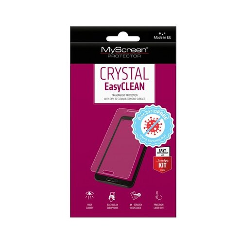 MYSCREEN Crystal BacteriaFree zaščitna folija k napravam Xiaomi Redmi Note 9 Pro, prozorne barve, ni ukrivljena Cene