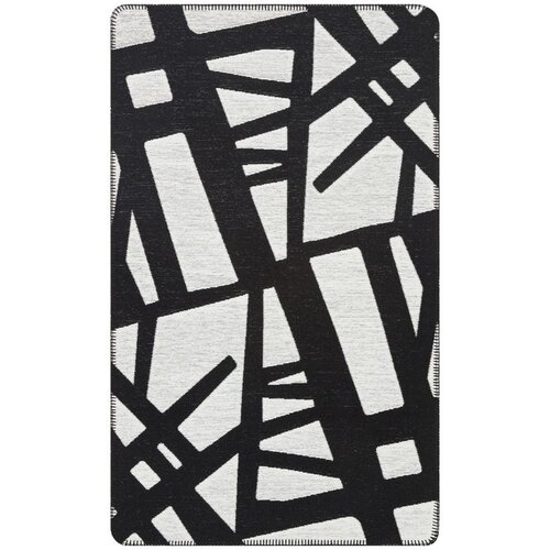 Conceptum Hypnose arn 05 - white, black whiteblack carpet (75 x 120) Slike