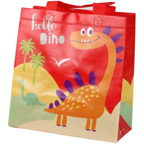 Dinosaur Gift Bag Red 23cm x 21.5cm x 11cm Cijene