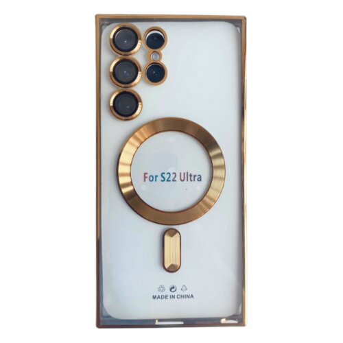 Magsafe maskica Samsung S22 Gold Slike