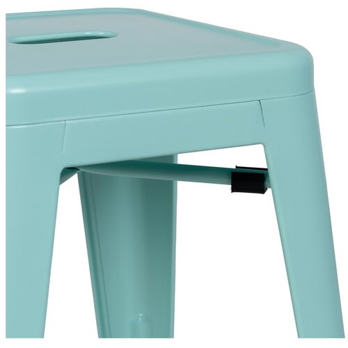 Ixia Turkizni kovinski barski stoli v kompletu 2 ks (vi&amp;scaron;ina sedeža 76,5 cm) &amp;ndash; Slike