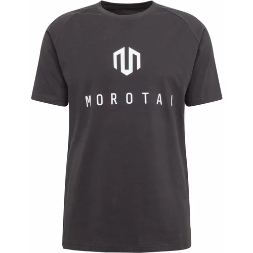 MOROTAI Funkcionalna majica 'Corporate Basic' črna / bela