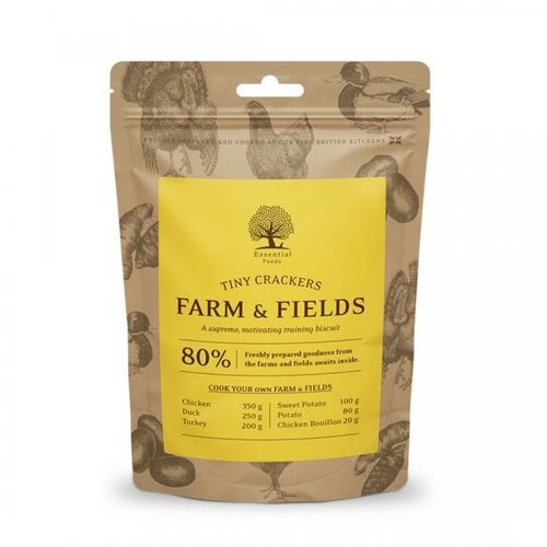 Essential dog farm i fields tiny crackers 100g Cene