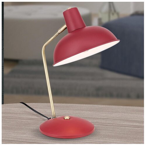Orion Stona lampa FEDRA 1xE14/40W/230V crvena/mesing Slike