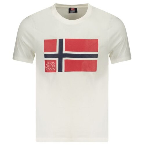 Norway 1963 Muška Majica Kratkih Rukava Bijela Cene