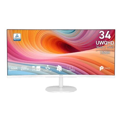 MSI 34 inča PRO MP341CQ E12 FHD 3440 x 1440 VA 100 Hz business monitor Cene