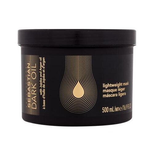 Sebastian Professional Dark Oil Lightweight Mask maska z jojobinim in arganovim oljem za vse tipe las 500 ml unisex Cene