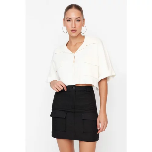Trendyol Black Mini Pocket Skirt