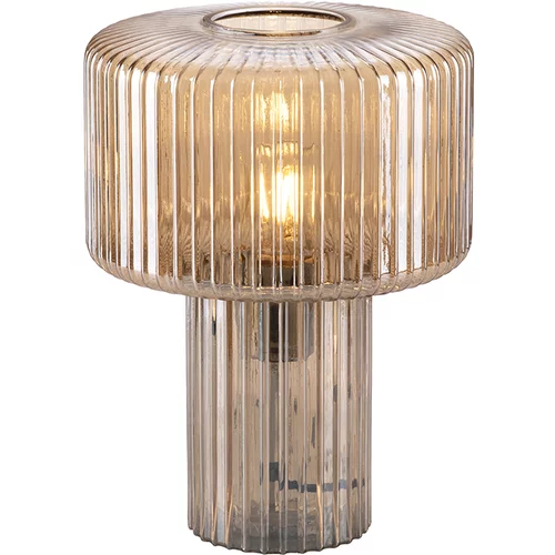 PAUL NEUHAUS Dizajnerska namizna svetilka iz jantarnega stekla - Andro